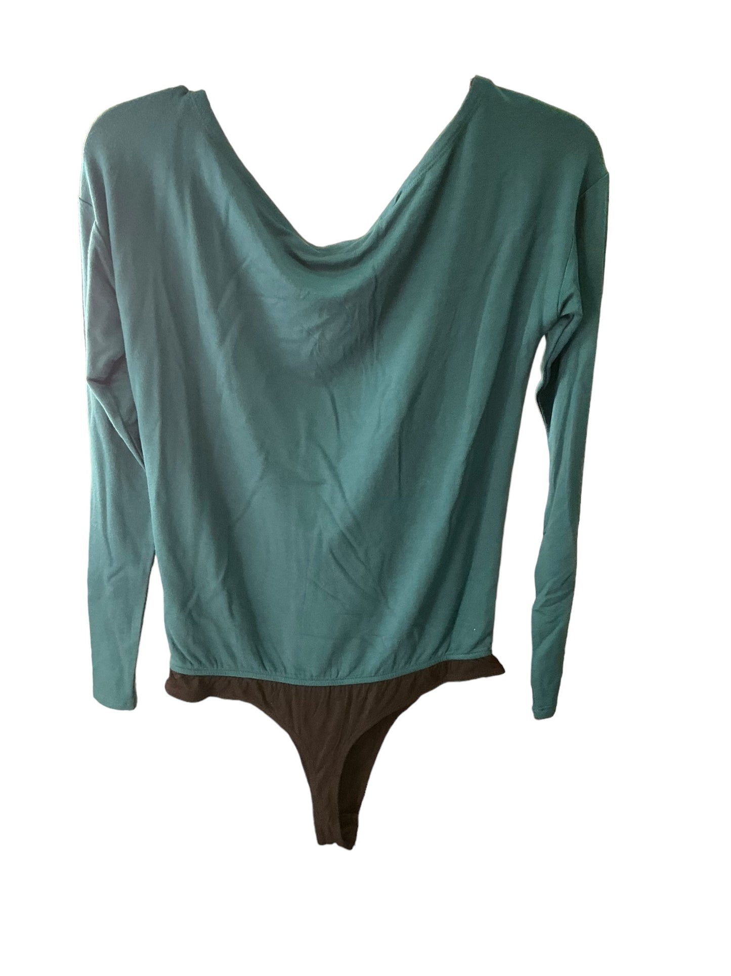 Teal Top Long Sleeve Designer Paige, Size Xs