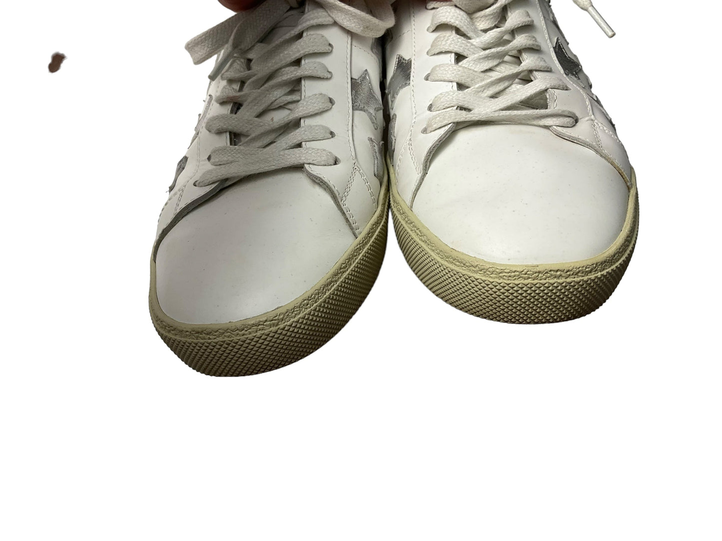 White Shoes Luxury Designer Yves Saint Laurent, Size 9