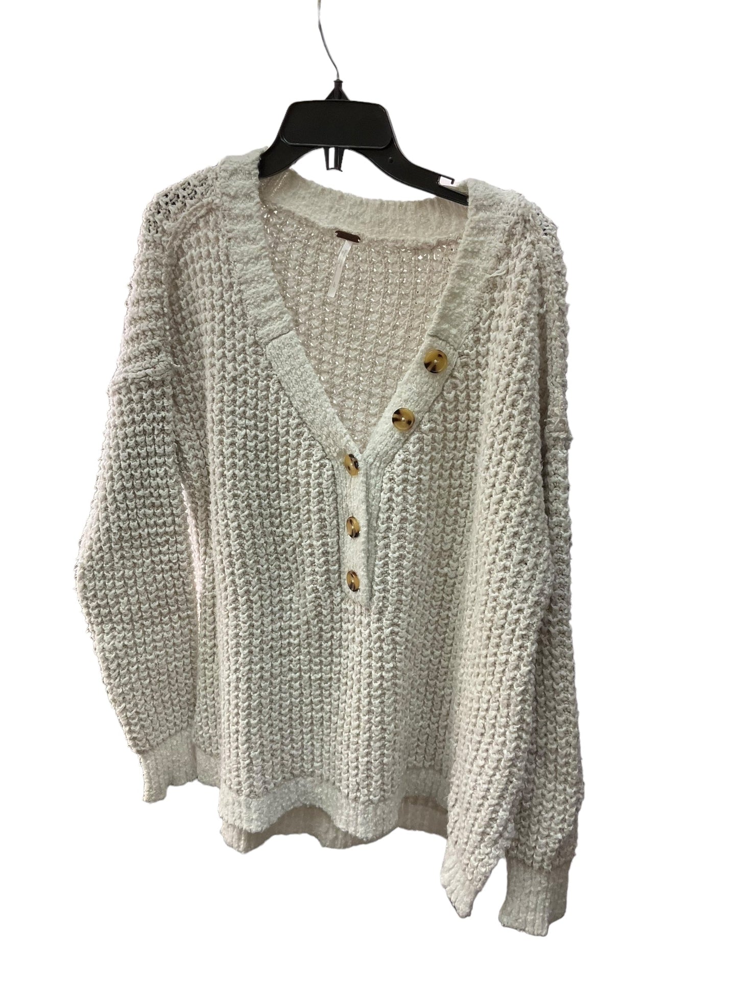 White Sweater Free People, Size L