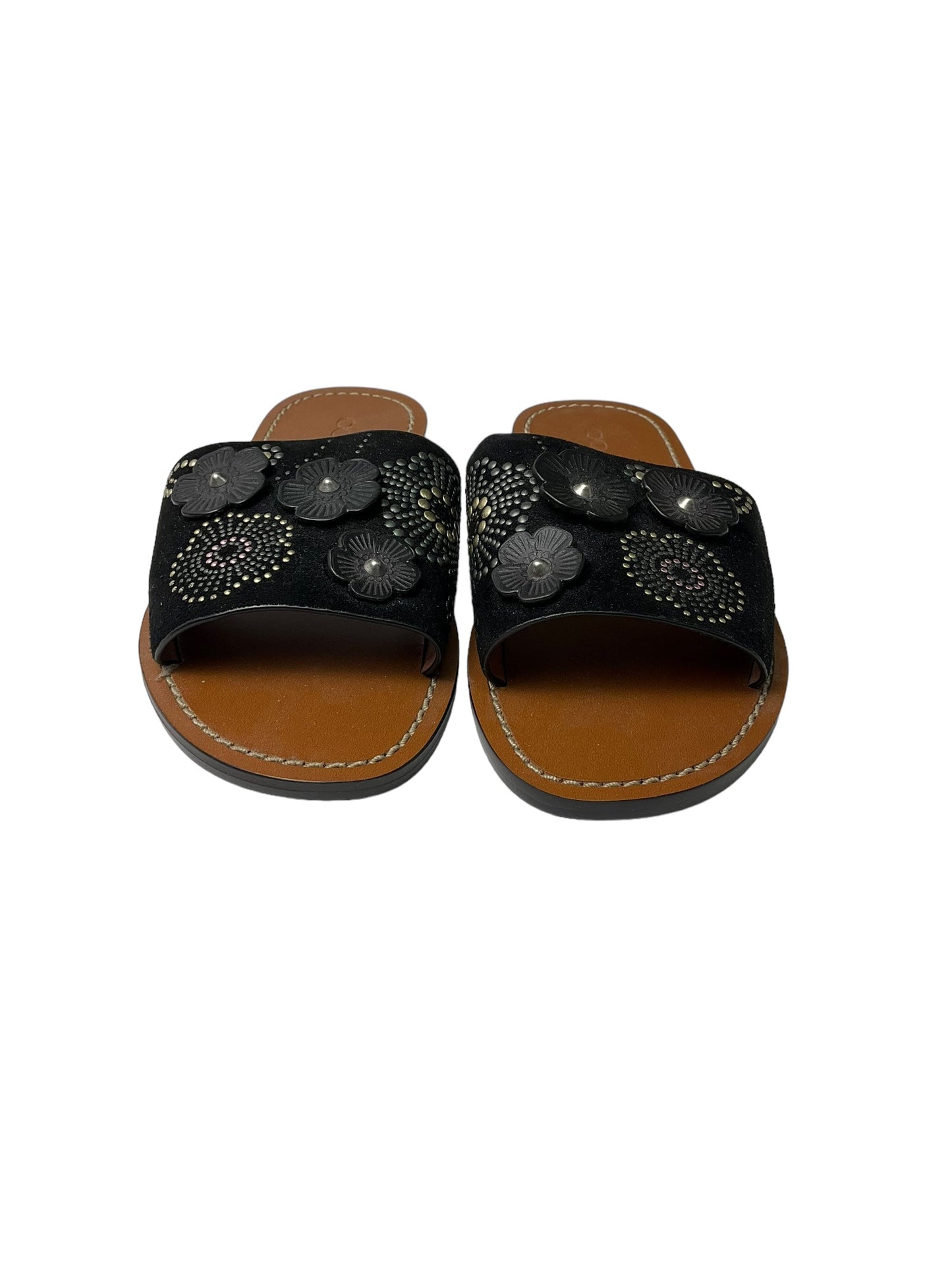 Sandals Designer By Coach In Black, Size: 7