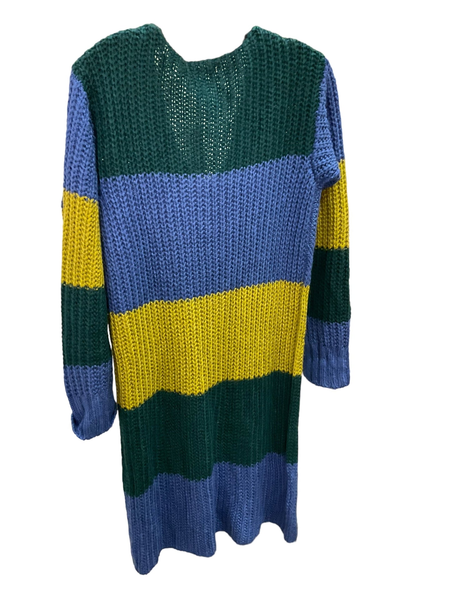 Dress Sweater By Nordstrom In Blue Green, Size: S