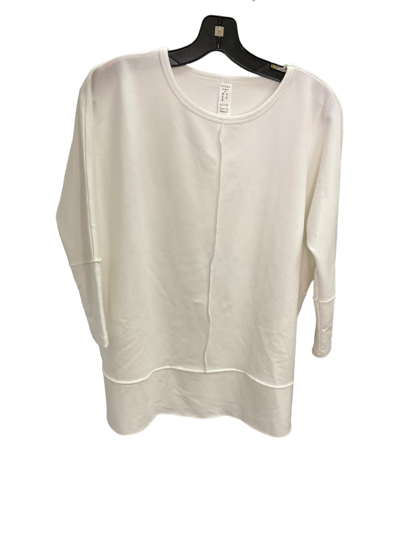 Top 3/4 Sleeve By Spanx In White, Size: Xs