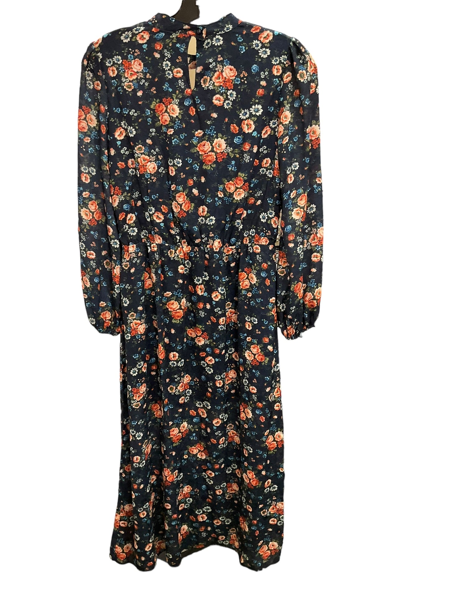 Dress Casual Midi By Nordstrom In Floral, Size: S