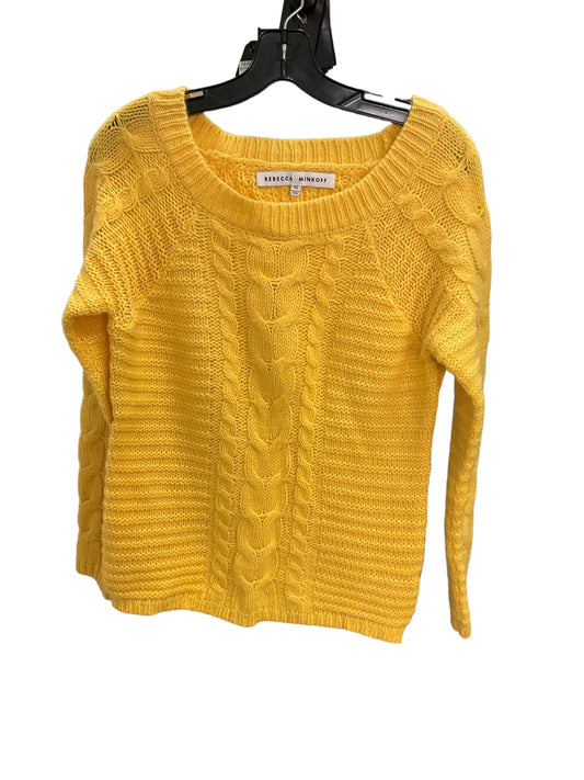 Sweater By Rebecca Minkoff In Yellow, Size: Xs