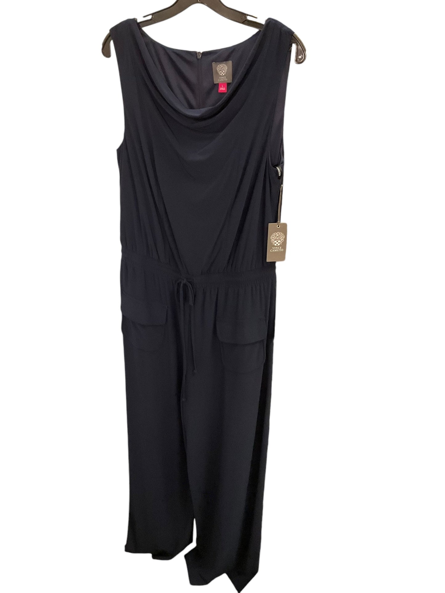 Jumpsuit By Vince Camuto In Navy, Size: L