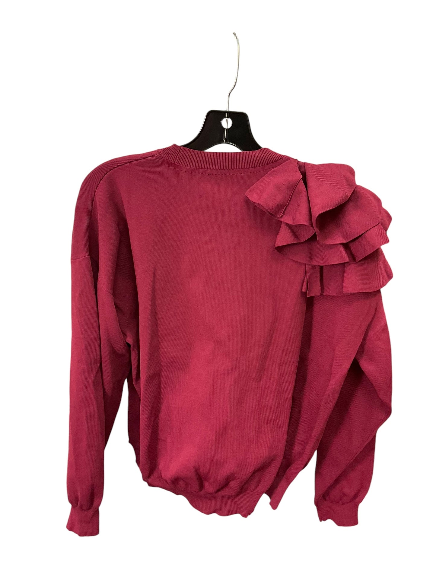 Top Long Sleeve By Ted Baker In Red, Size: L