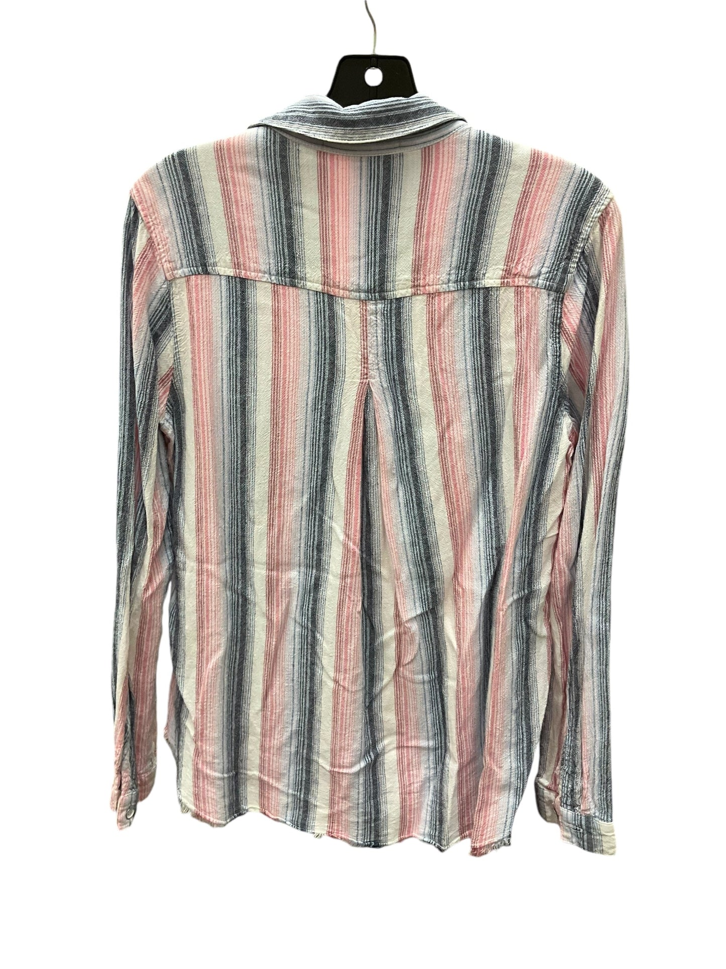 Top Long Sleeve By Cloth And Stone In Striped, Size: M