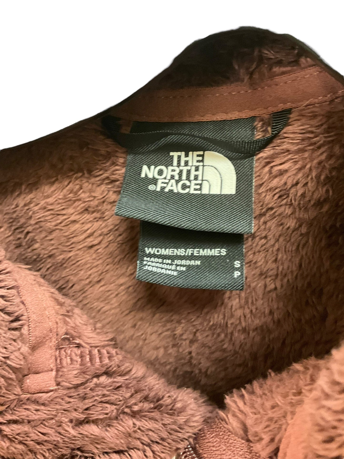 Jacket Fleece By North Face In Brown, Size: S