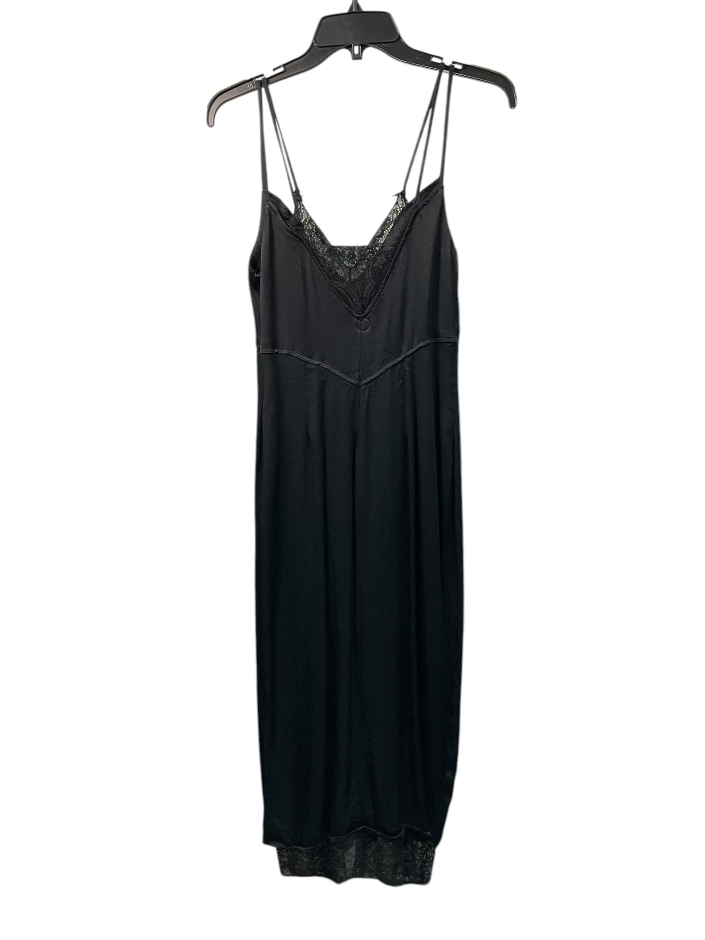 Dress Casual Midi By Anthropologie In Black, Size: S