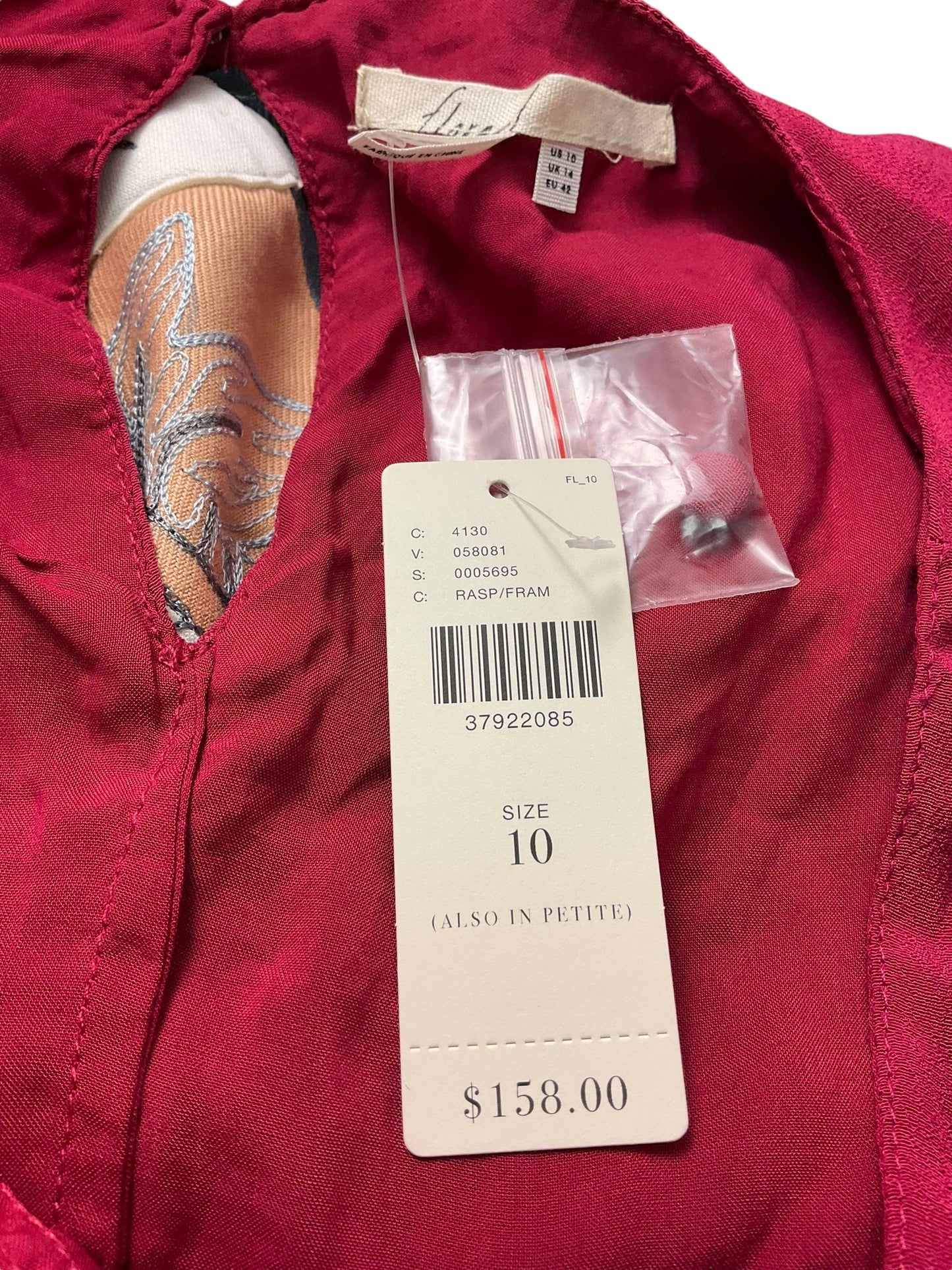 Dress Casual Short By Anthropologie In Red, Size: M