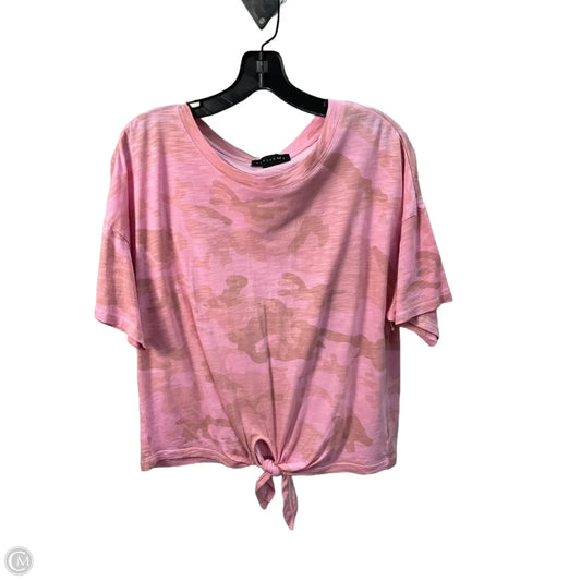 Top Short Sleeve By Sanctuary In Pink, Size: Xl