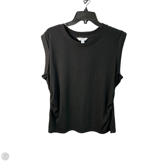 Top Sleeveless By Nine West Apparel In Black, Size: 18