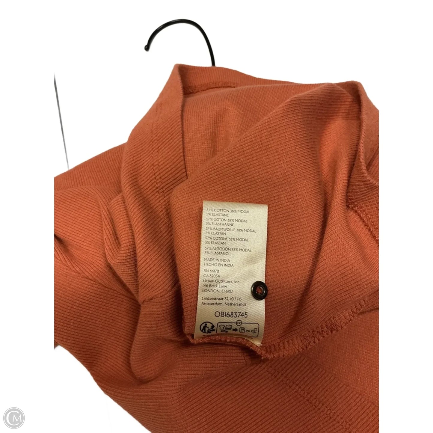 Top Short Sleeve Basic By Pilcro In Orange, Size: S