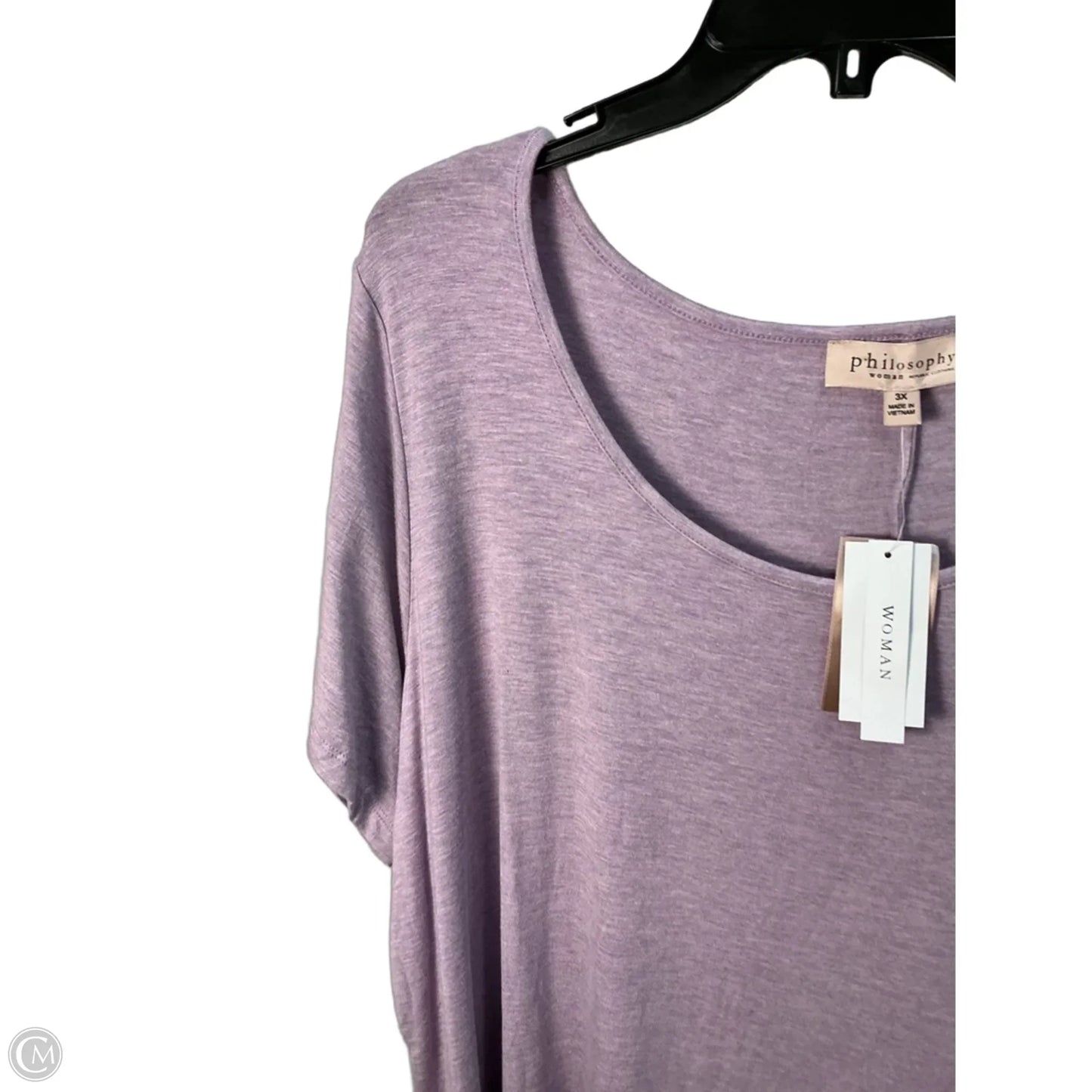 Top Short Sleeve Basic By Philosophy In Purple, Size: 24