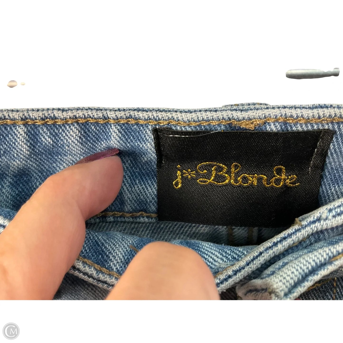 Skirt Midi By Clothes Mentor In Blue Denim, Size: S