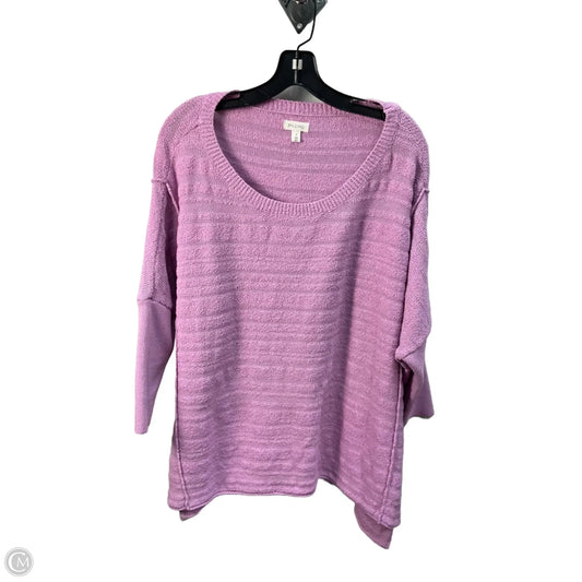 Top 3/4 Sleeve By Pilcro In Purple, Size: S