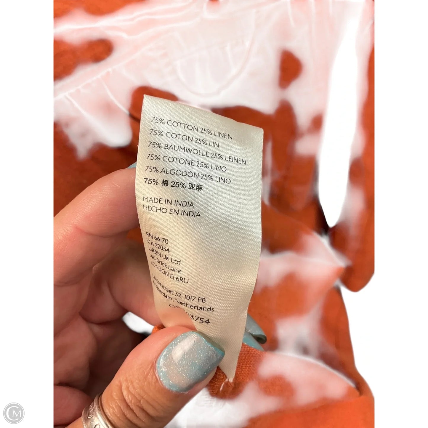 Top Sleeveless By Anthropologie In Orange, Size: M