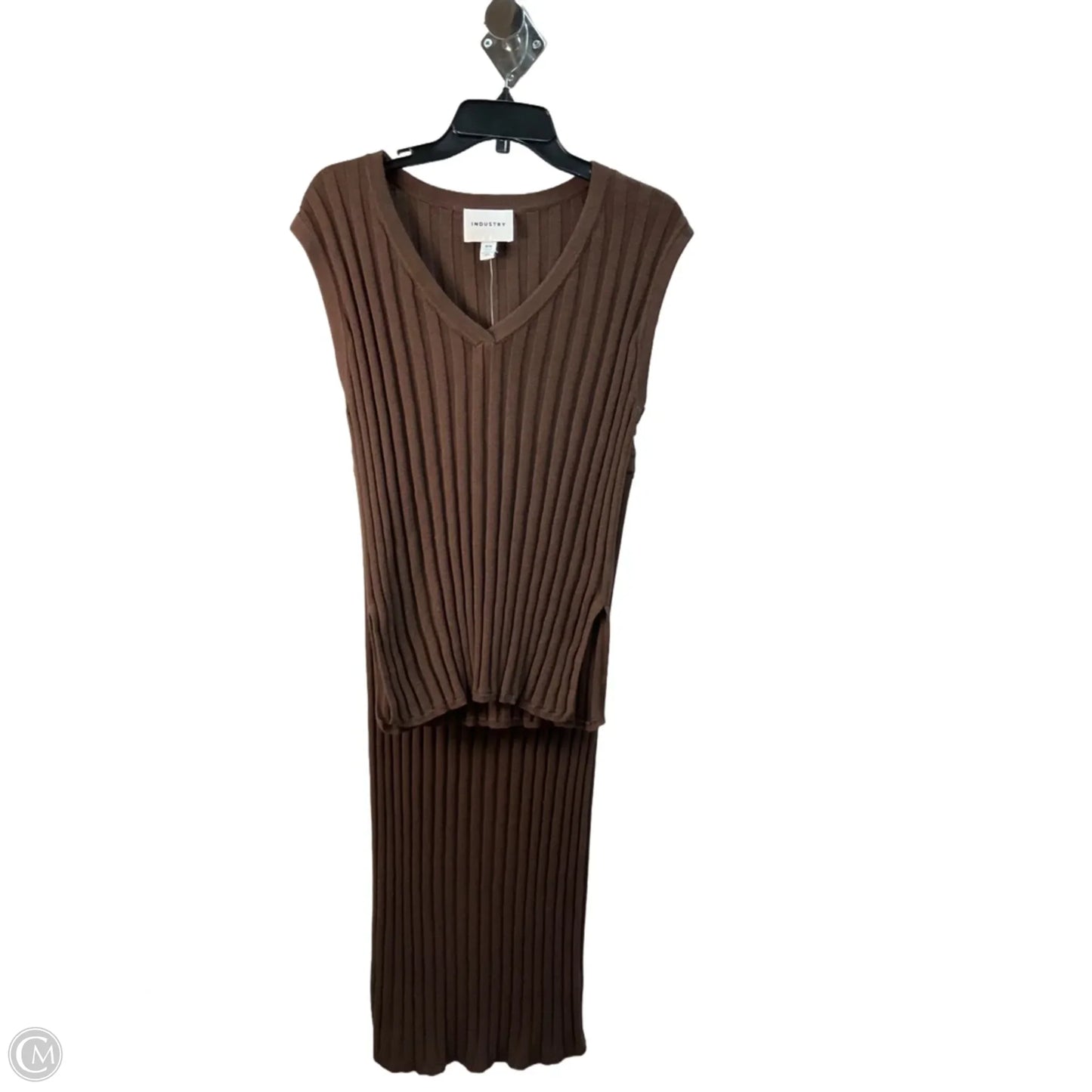 Skirt Set 2pc By Industry In Brown, Size: M