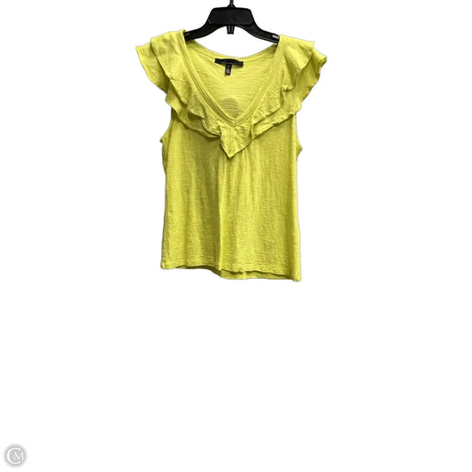 Top Sleeveless By White House Black Market In Chartreuse, Size: M