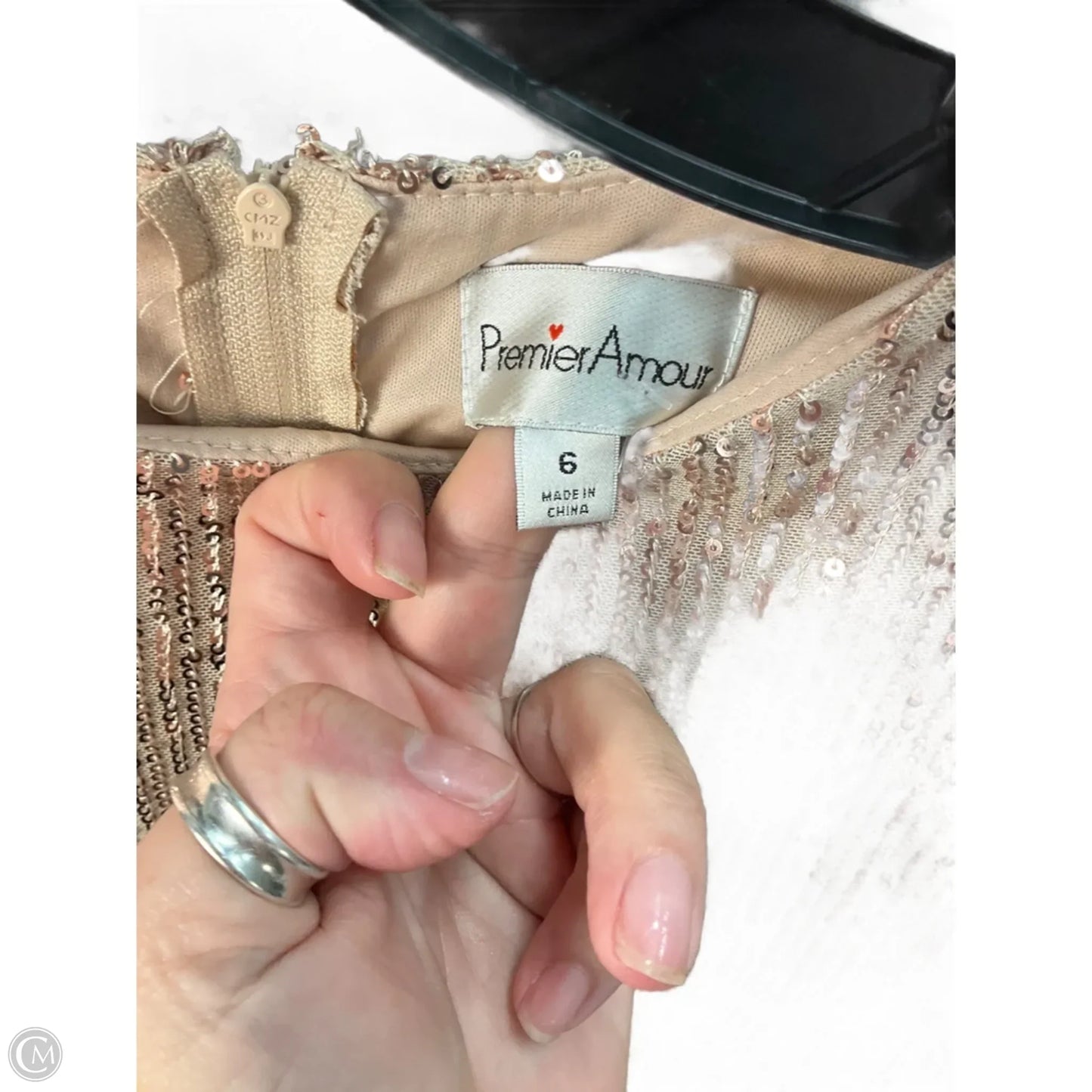 Dress Party Short By Premier Amour In Gold, Size: S