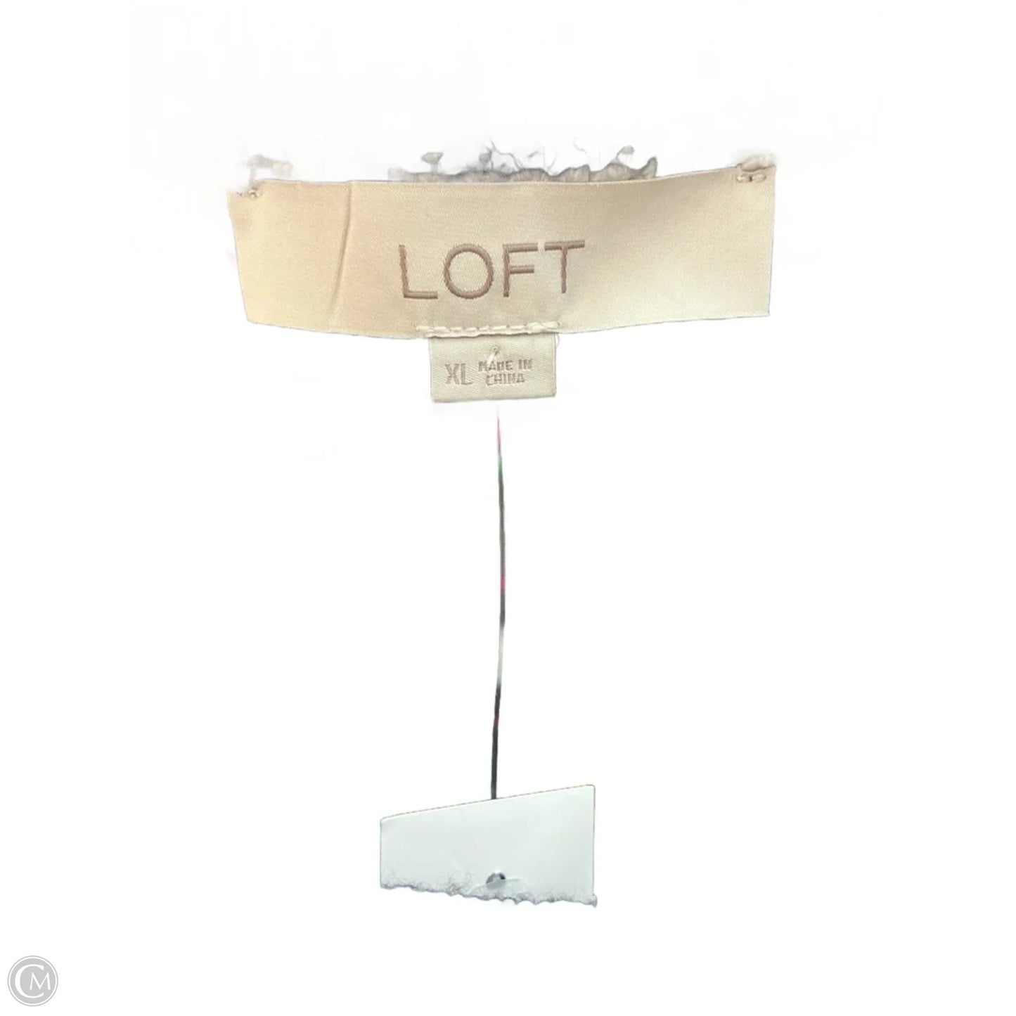 Sweater By Loft In Black & Blue, Size: Xl