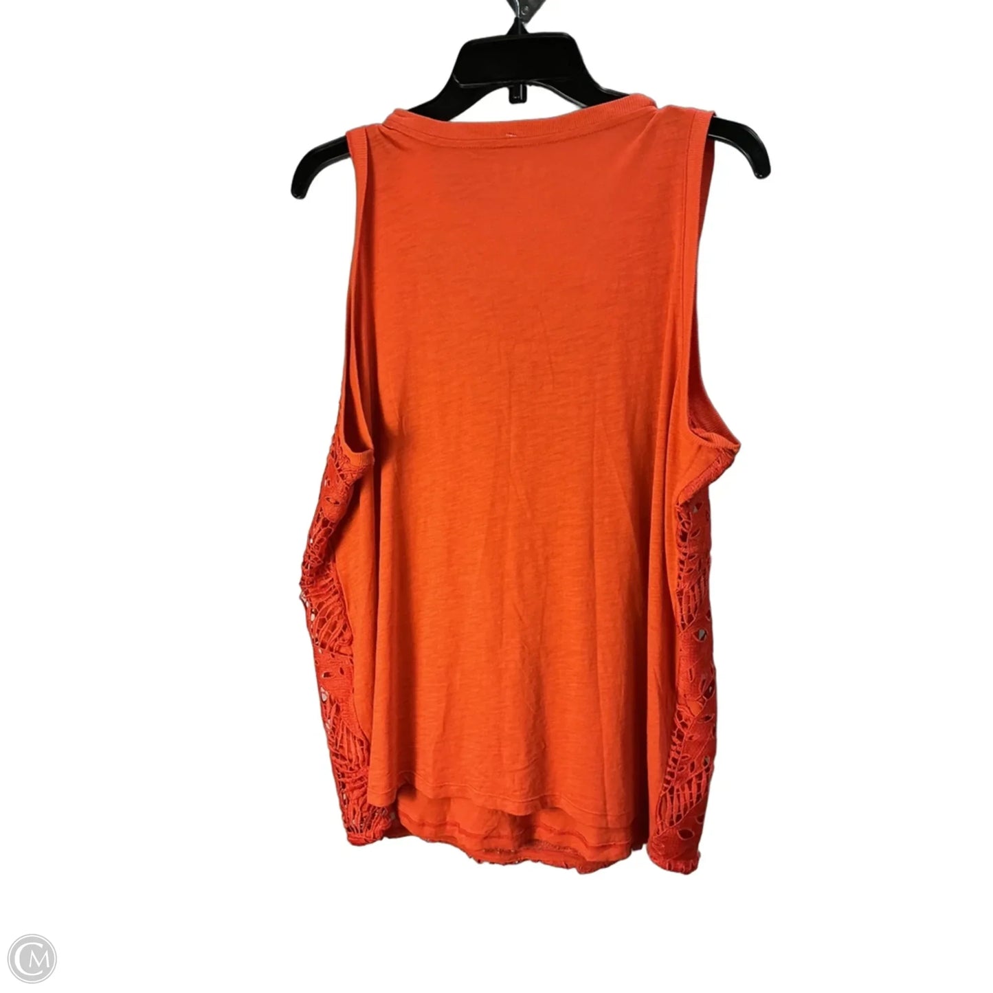 Top Sleeveless By Loft In Orange, Size: Xl