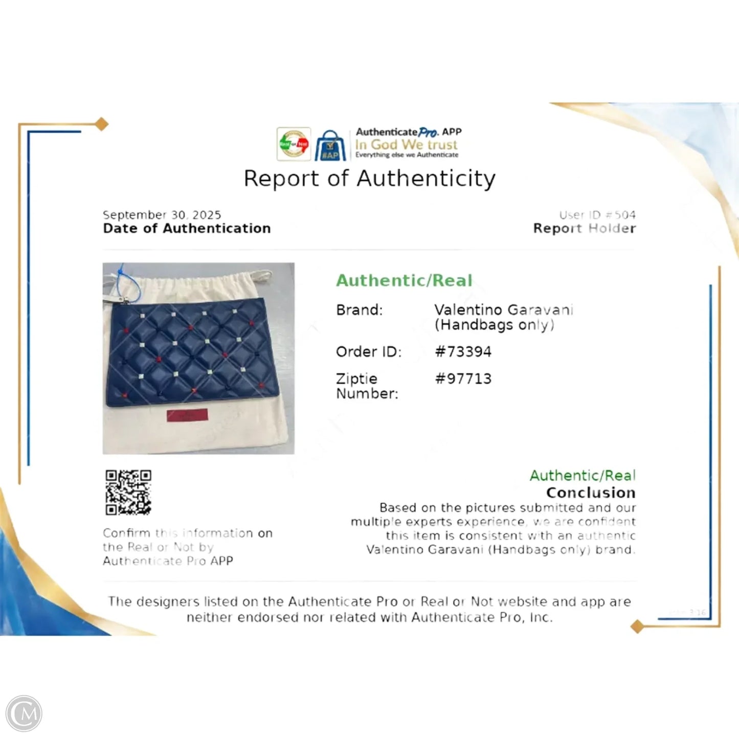 Clutch Luxury Designer By Valentino-garavani, Size: Medium