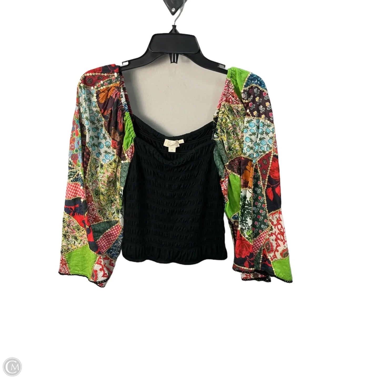 Top Long Sleeve By Let Me Be In Black, Size: Xs