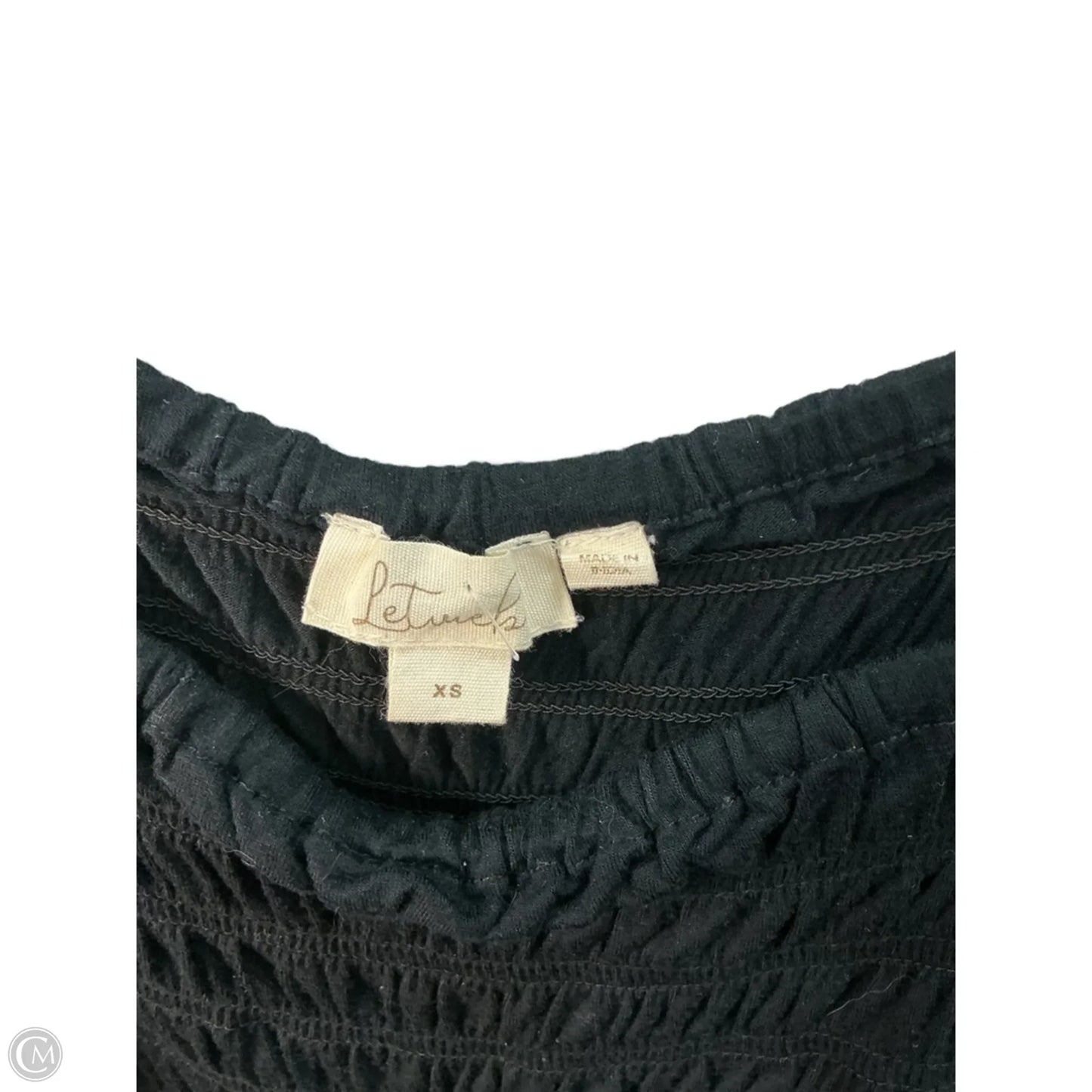 Top Long Sleeve By Let Me Be In Black, Size: Xs