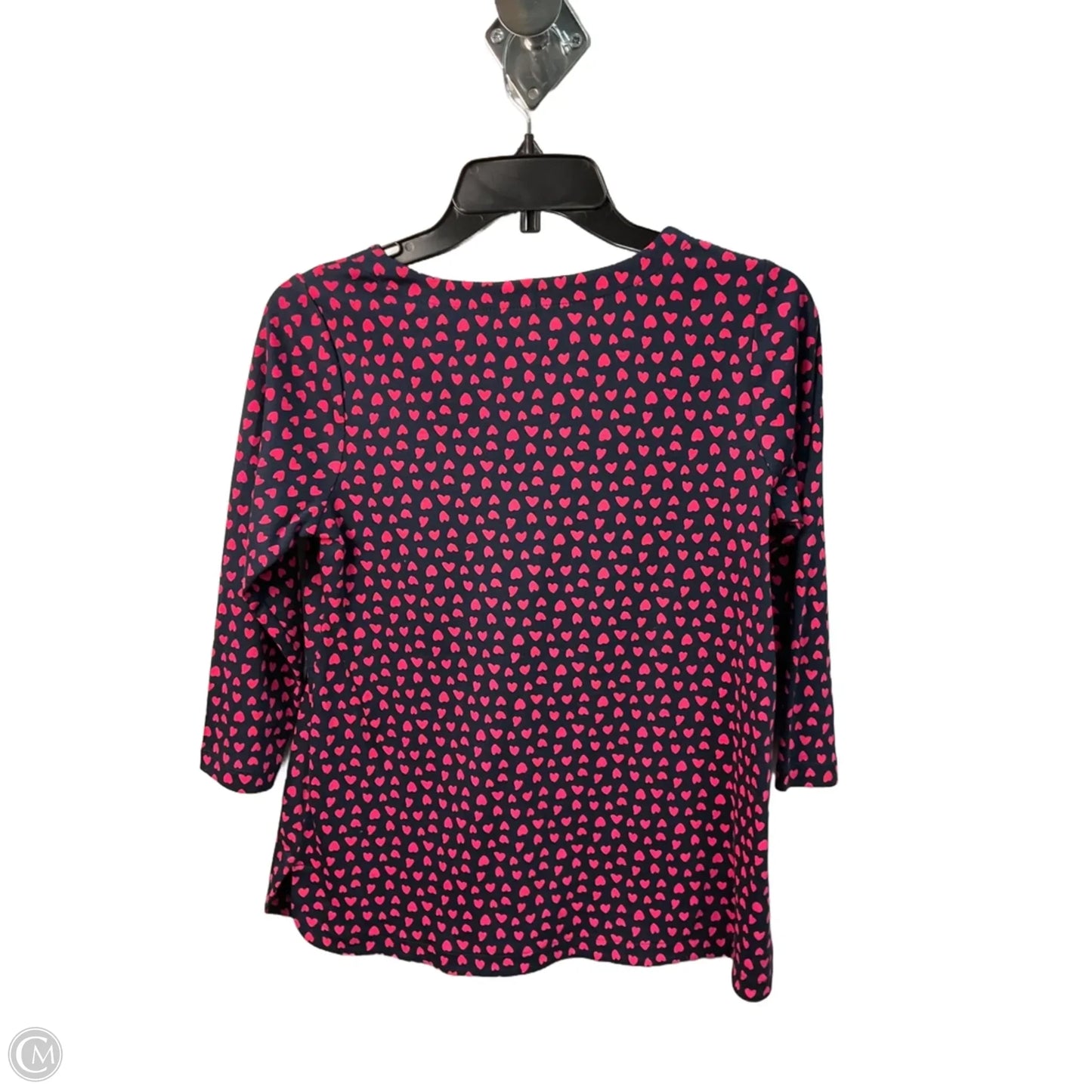 Top 3/4 Sleeve By J. Jill In Blue & Red, Size: S