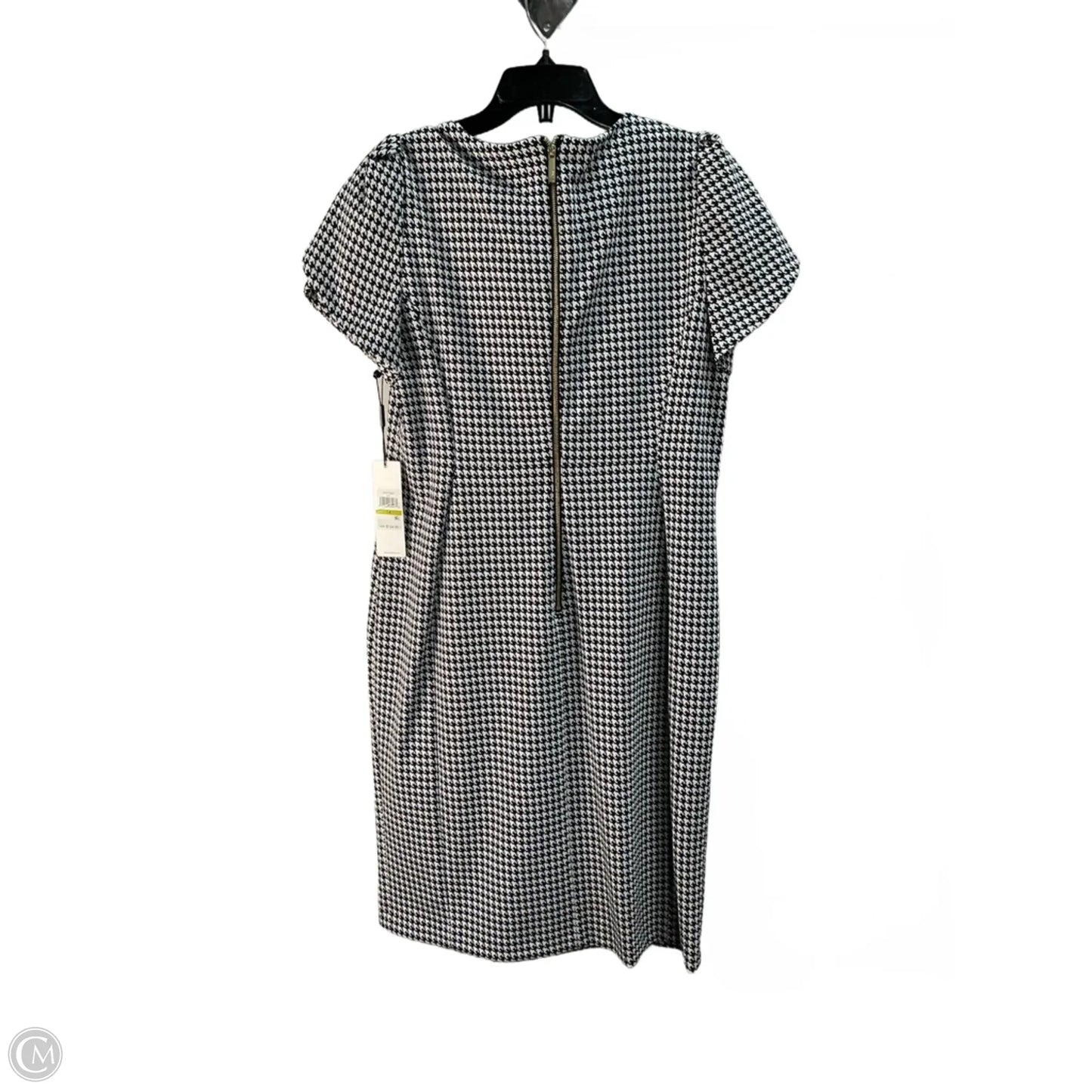 Dress Work By Calvin Klein In Black & Grey, Size: Xl