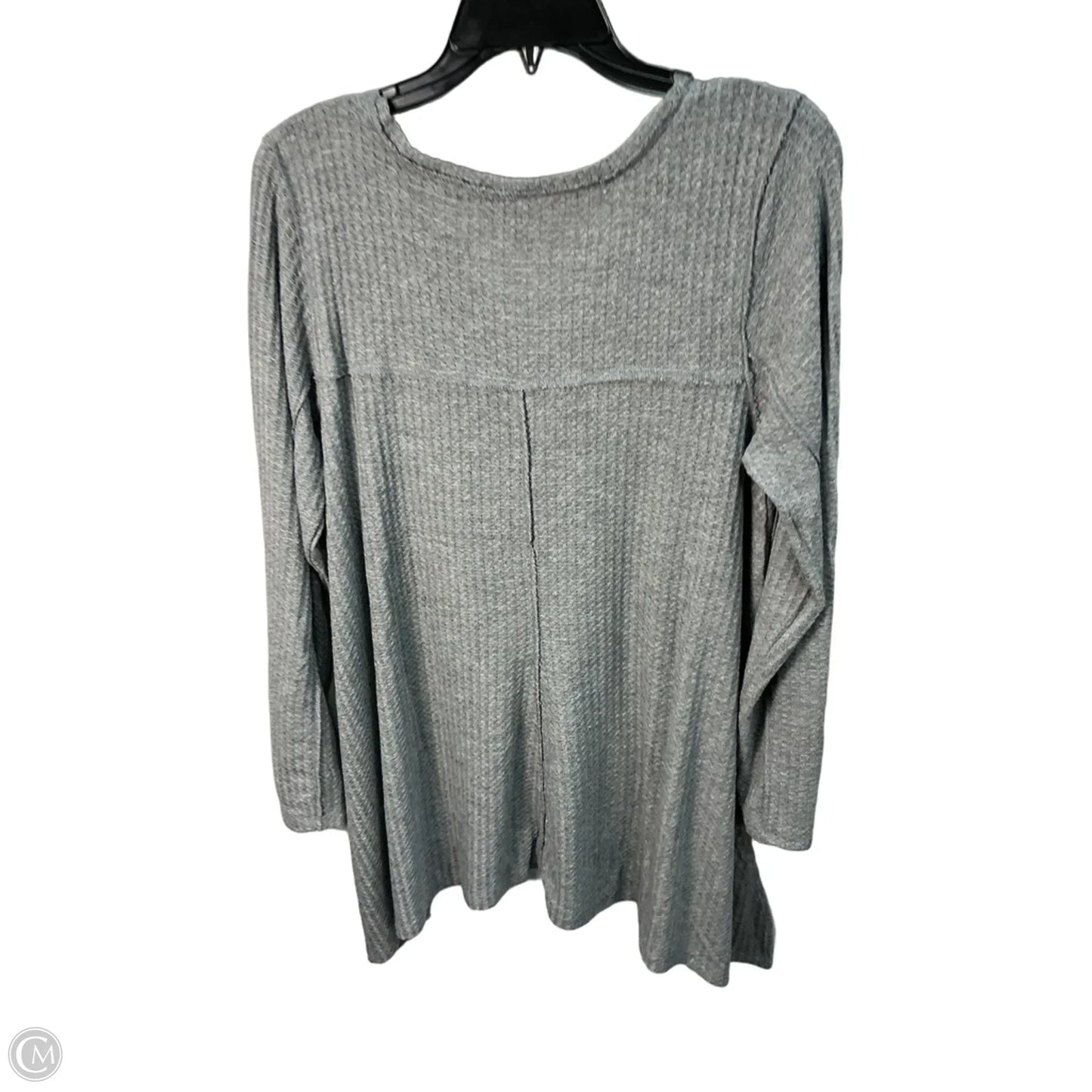 Top Long Sleeve By Torrid In Grey, Size: 14