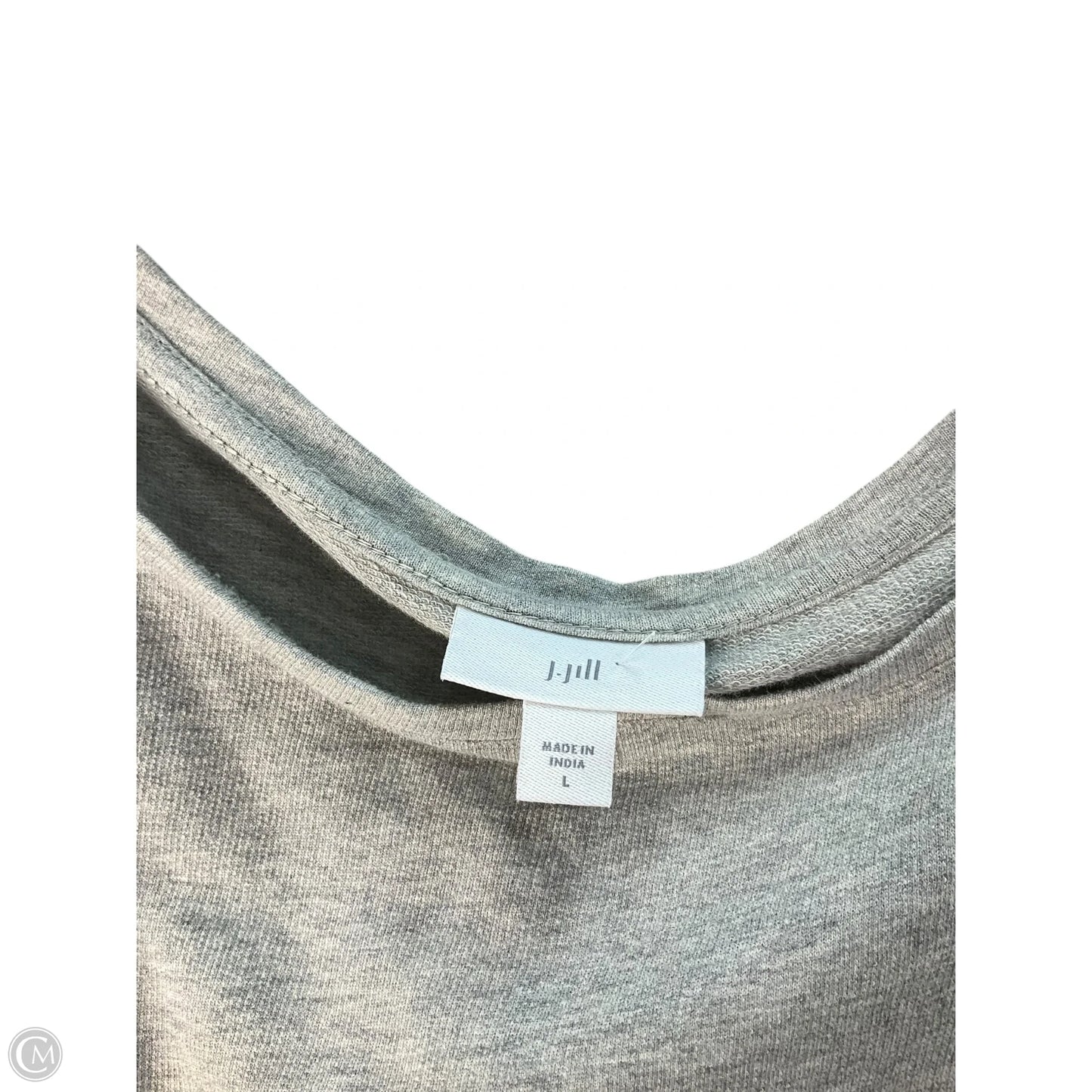 Top 3/4 Sleeve By Pure Jill In Grey, Size: L