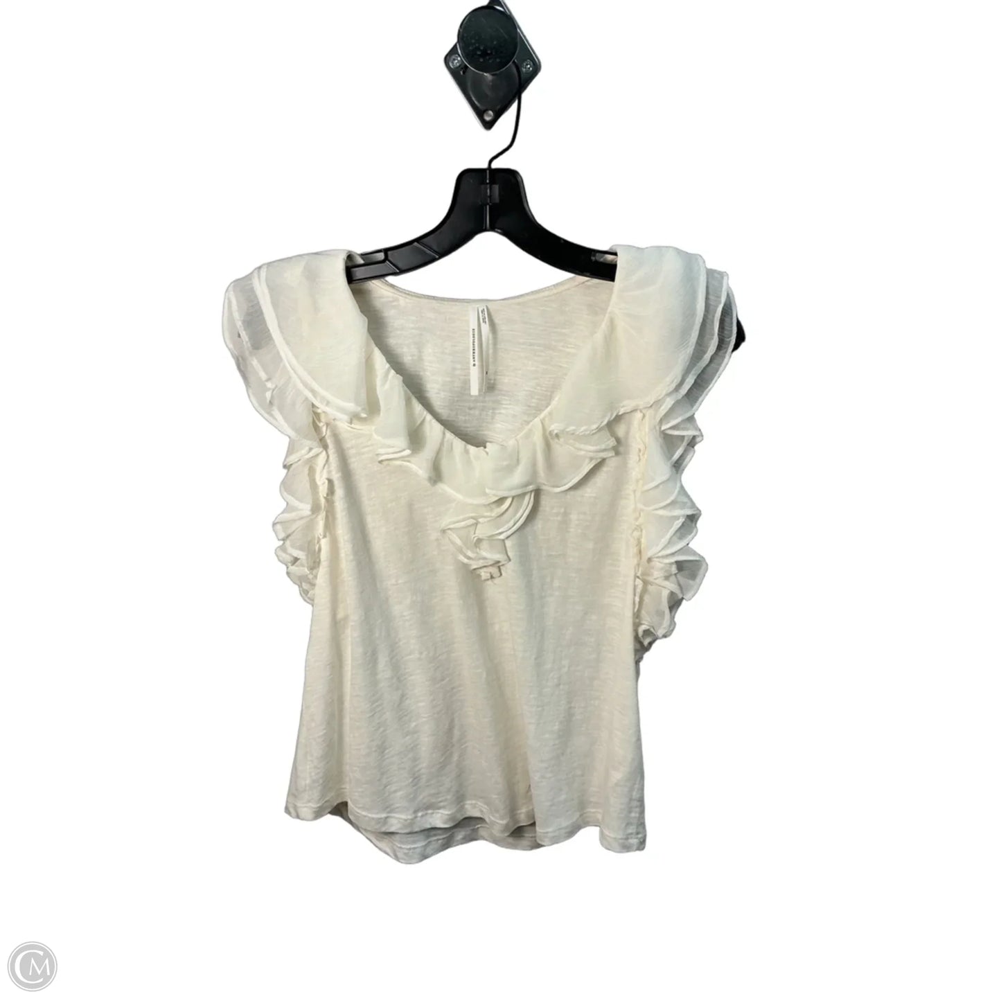 Top Sleeveless By Anthropologie In Cream, Size: Xs