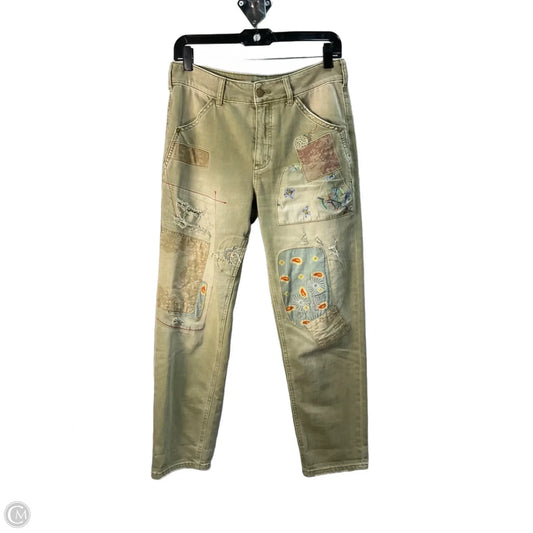 Jeans Straight By Pilcro In Green, Size: 2