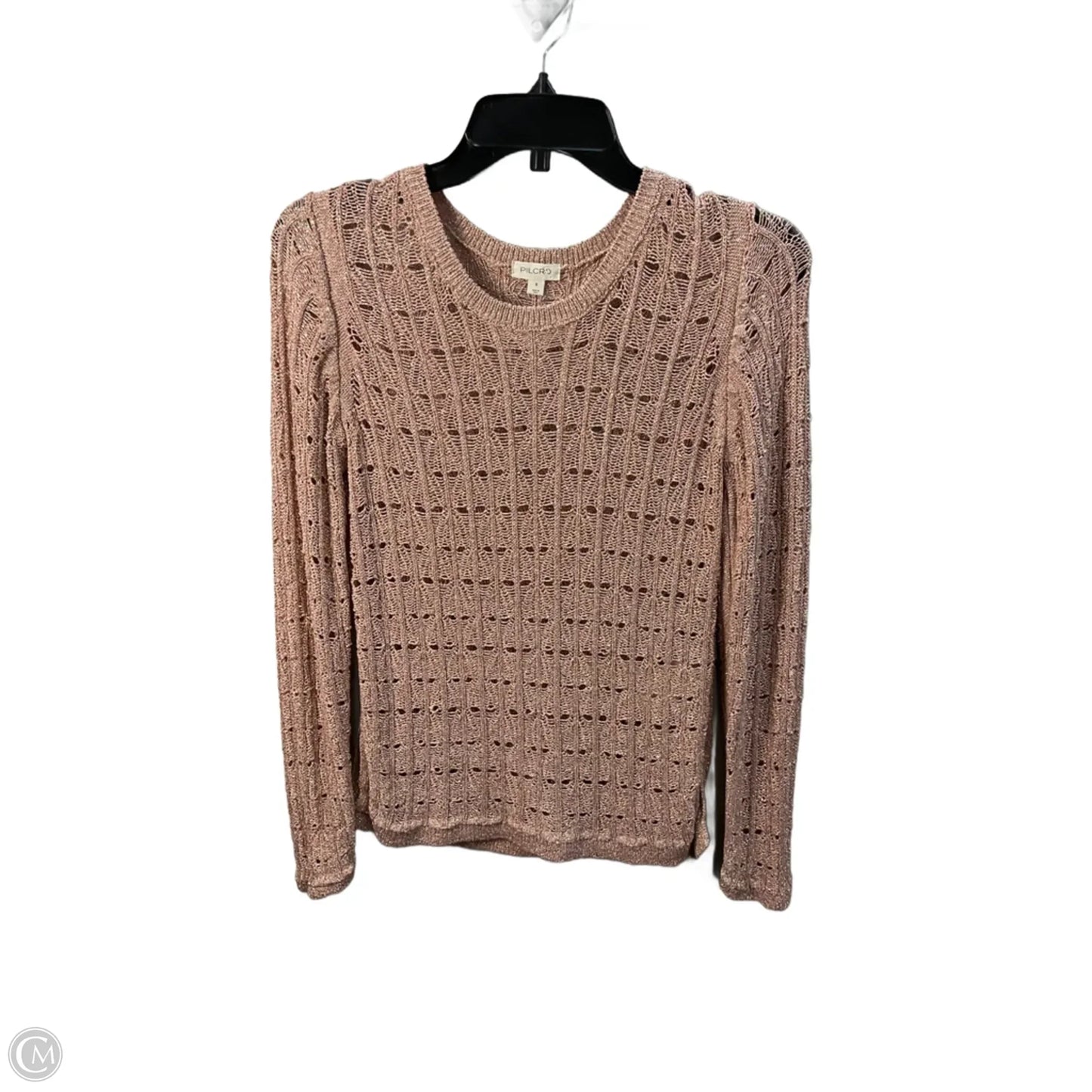Top Long Sleeve By Pilcro In Copper, Size: S