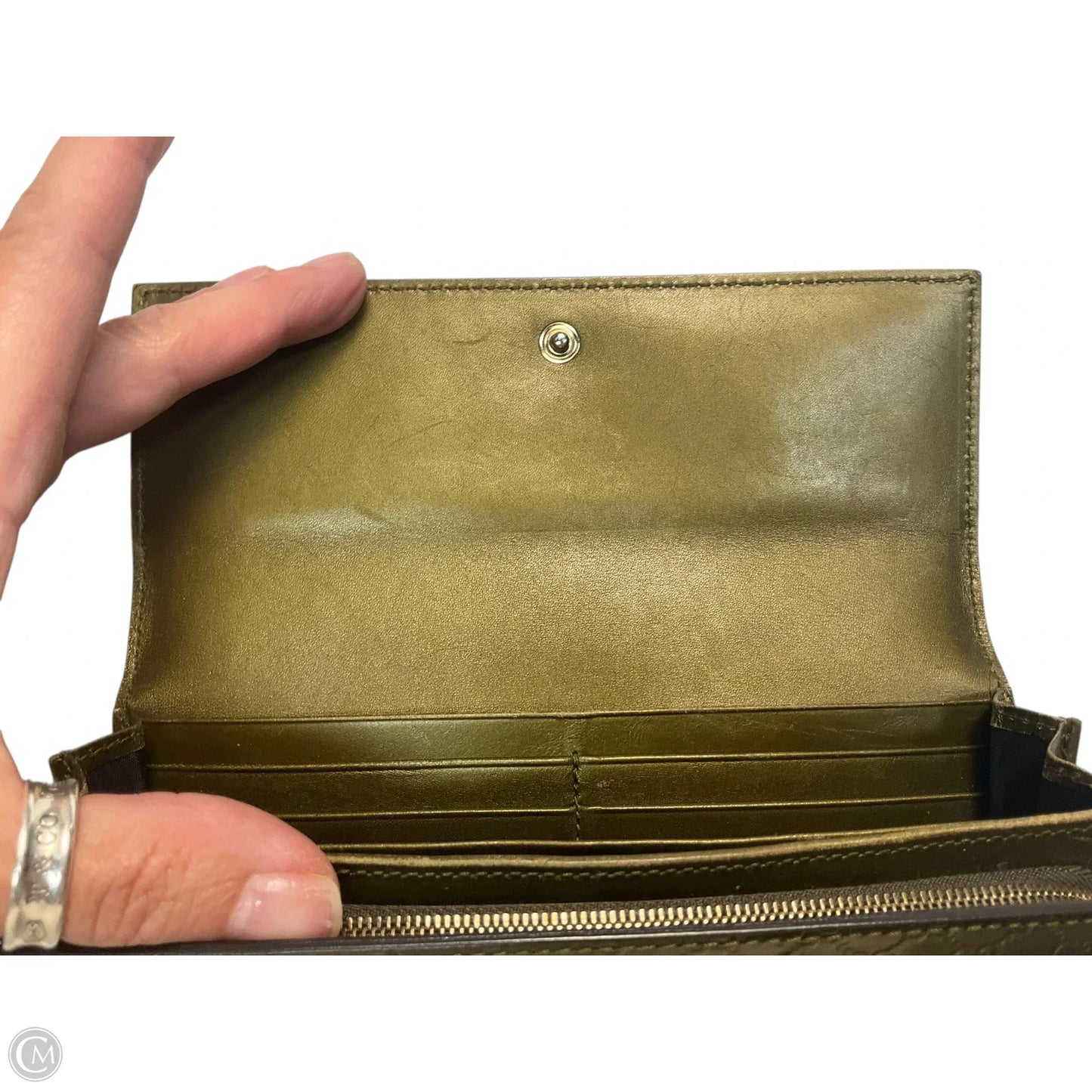 Wallet Luxury Designer By Gucci, Size: Medium