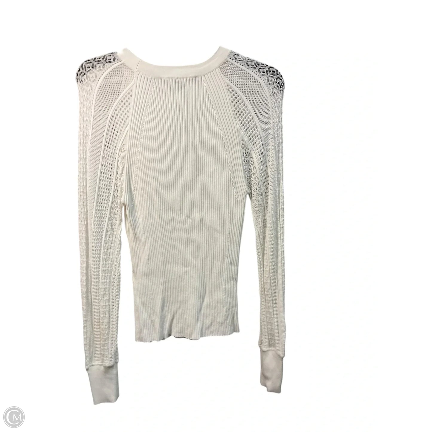 Top Long Sleeve By White House Black Market In White, Size: M