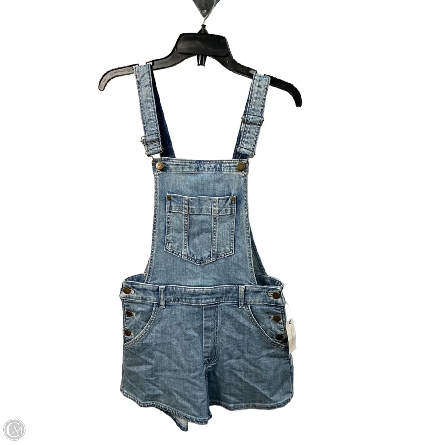 Shortalls By Anthropologie In Blue Denim, Size: S