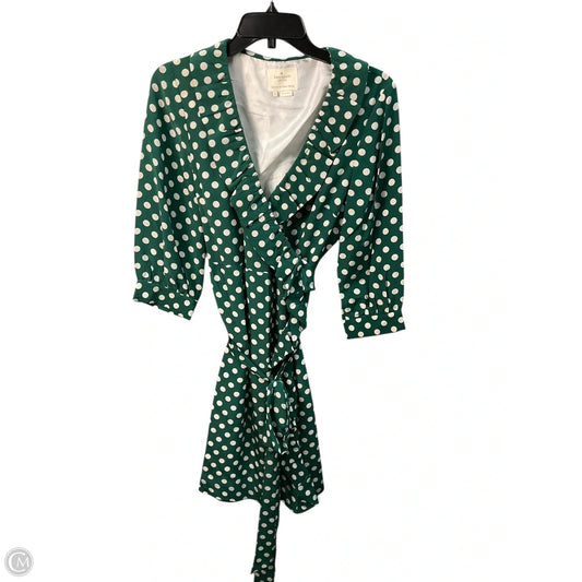 Dress Designer By Kate Spade In Green, Size: 10