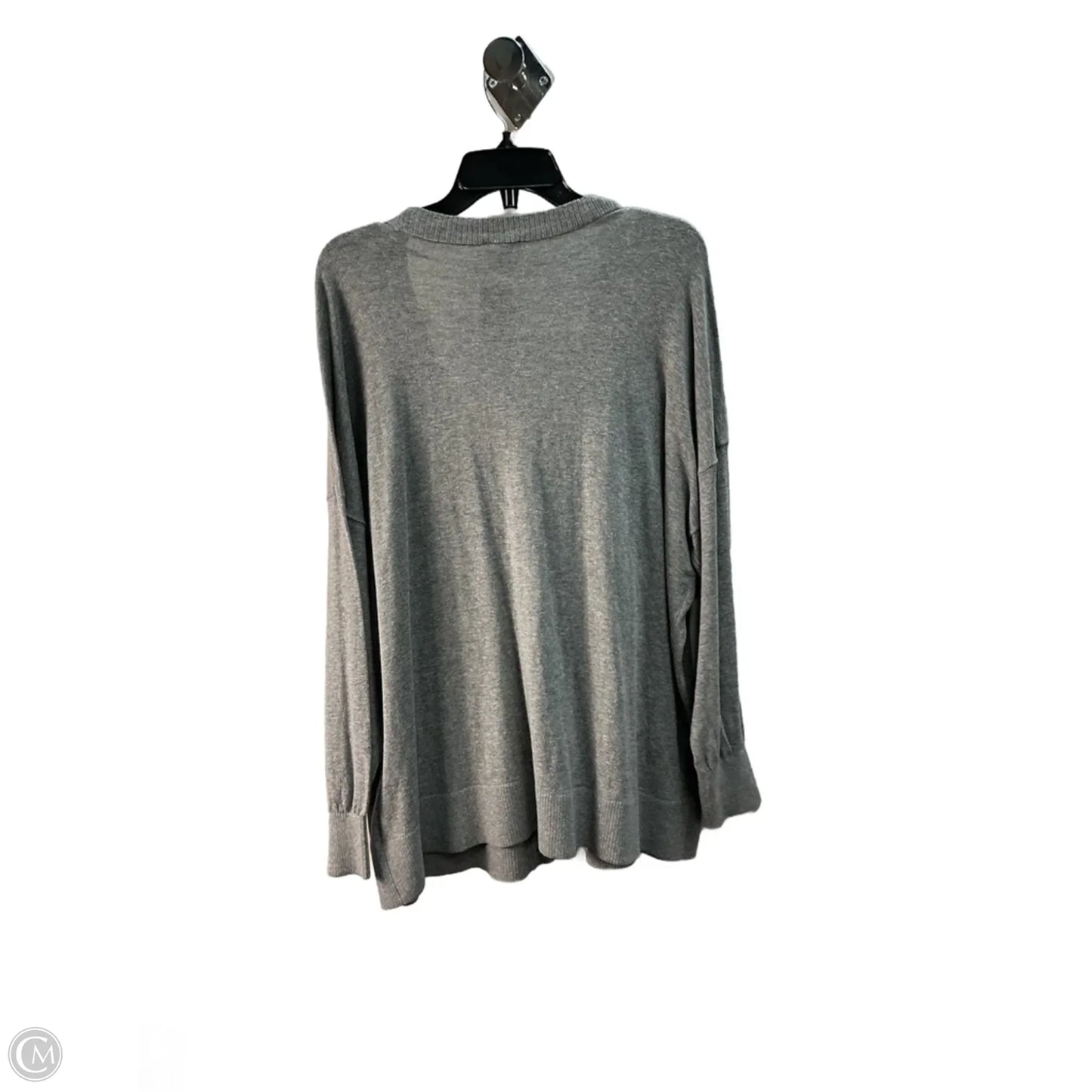 Sweater Cardigan By Torrid In Grey, Size: 18