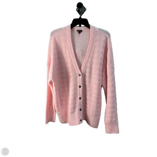 Sweater Cardigan By Torrid In Pink, Size: 18