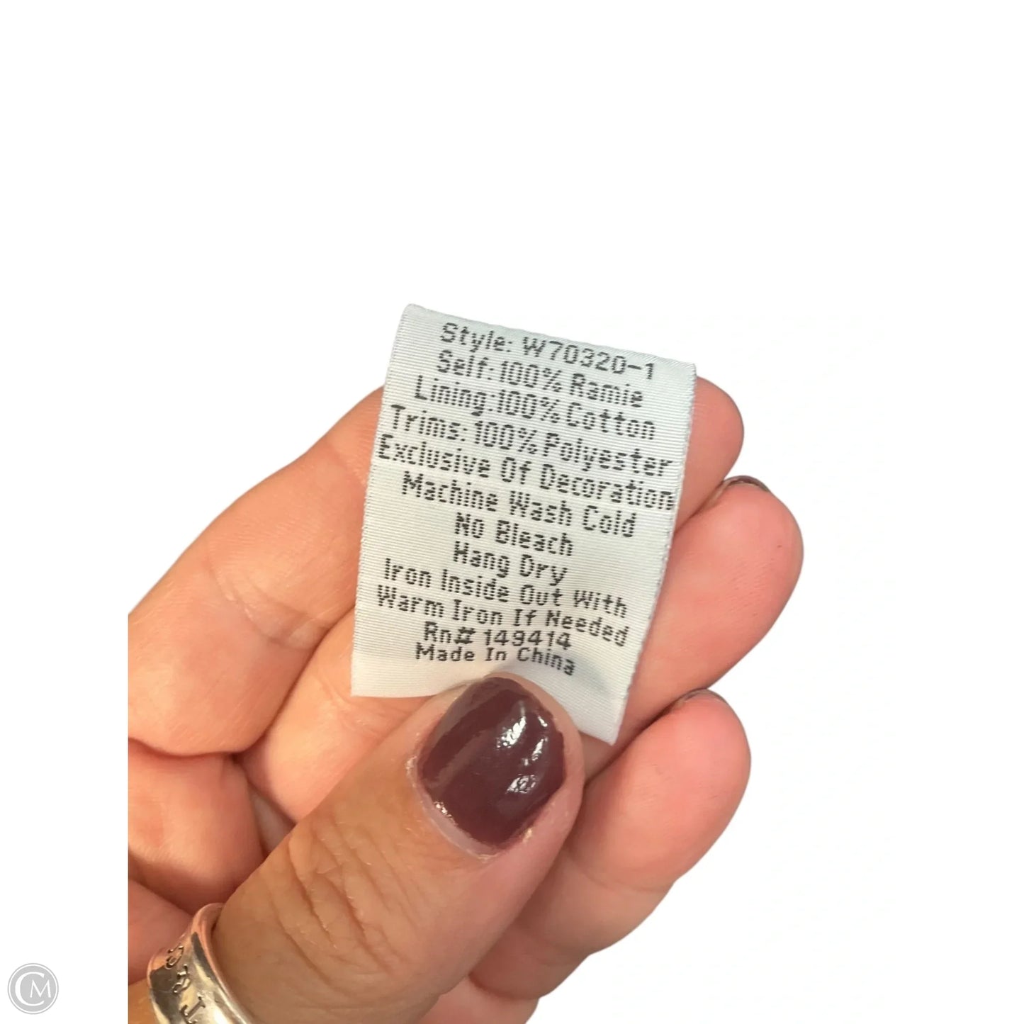 Skirt Maxi By Johnny Was In Blue, Size: 4