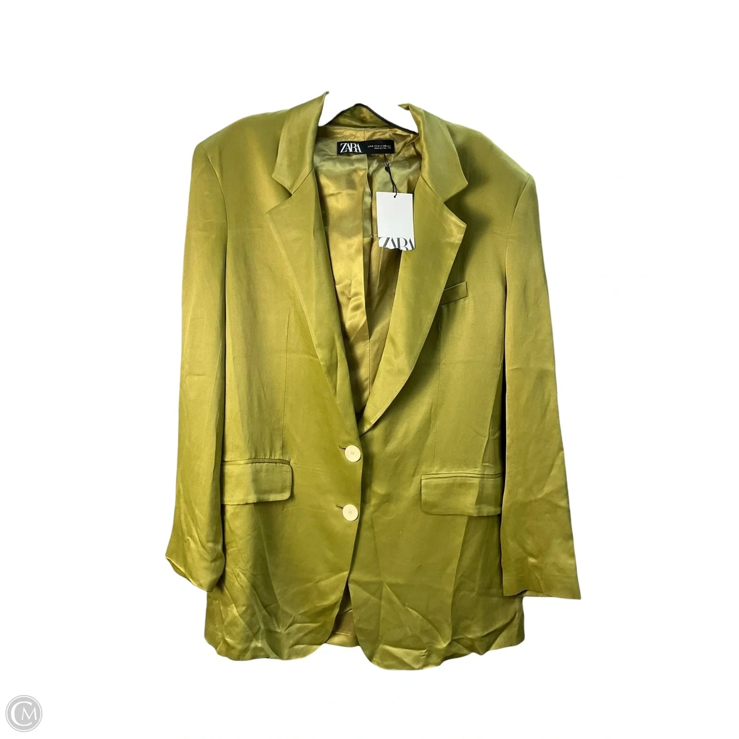 Blazer By Zara In Green, Size: M