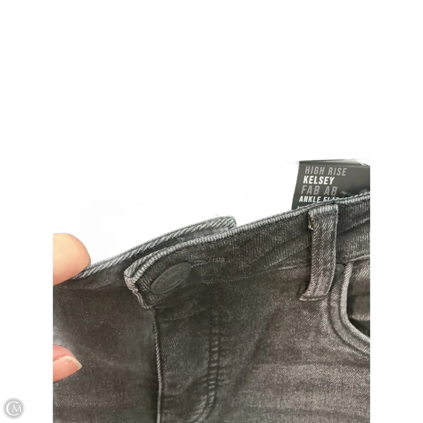 Jeans Flared By Kut In Black, Size: 4