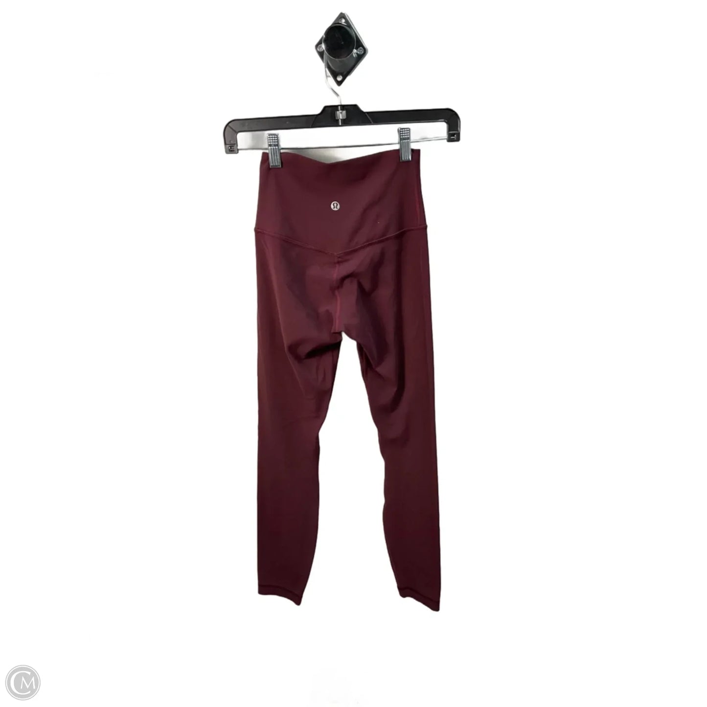 Athletic Leggings By Lululemon In Red, Size: Xs