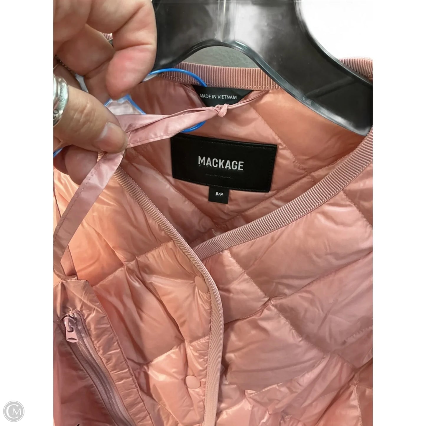 Jacket Puffer & Quilted By Mackage In Pink, Size: S