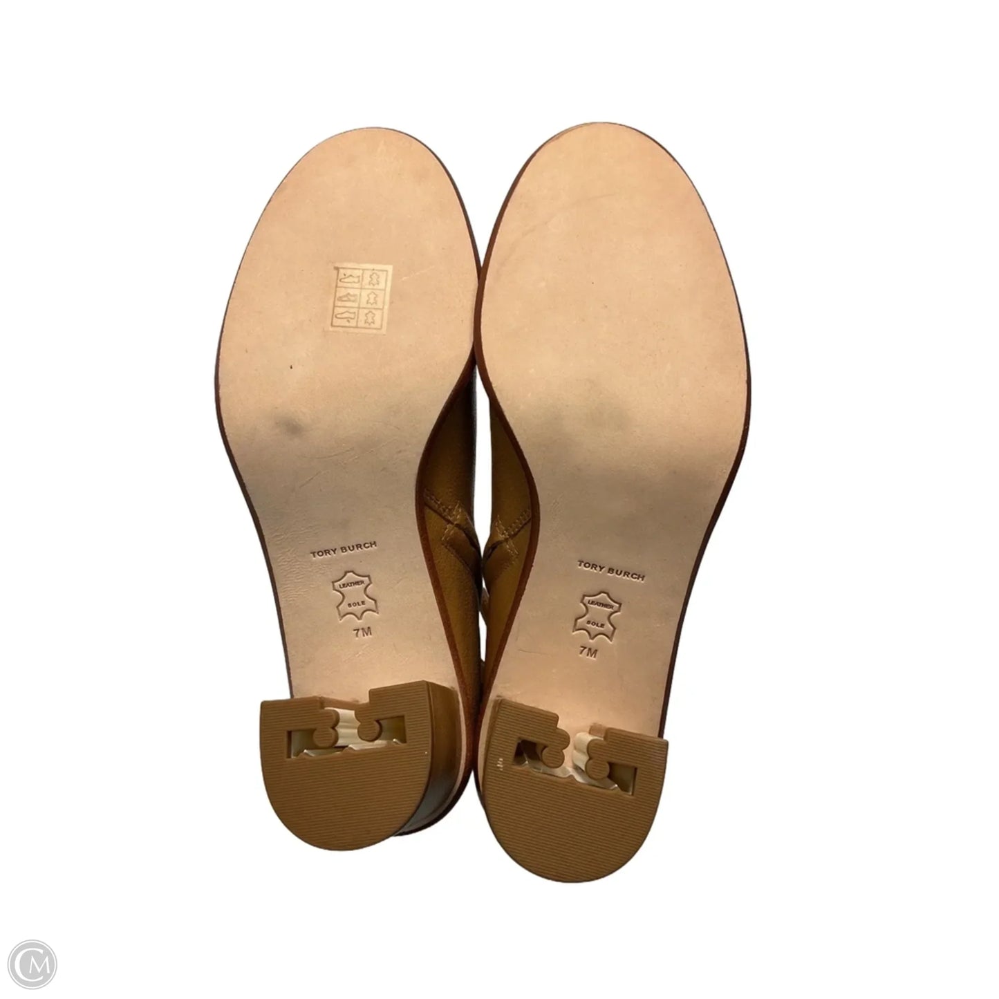 Boots Designer By Tory Burch In Tan, Size: 7