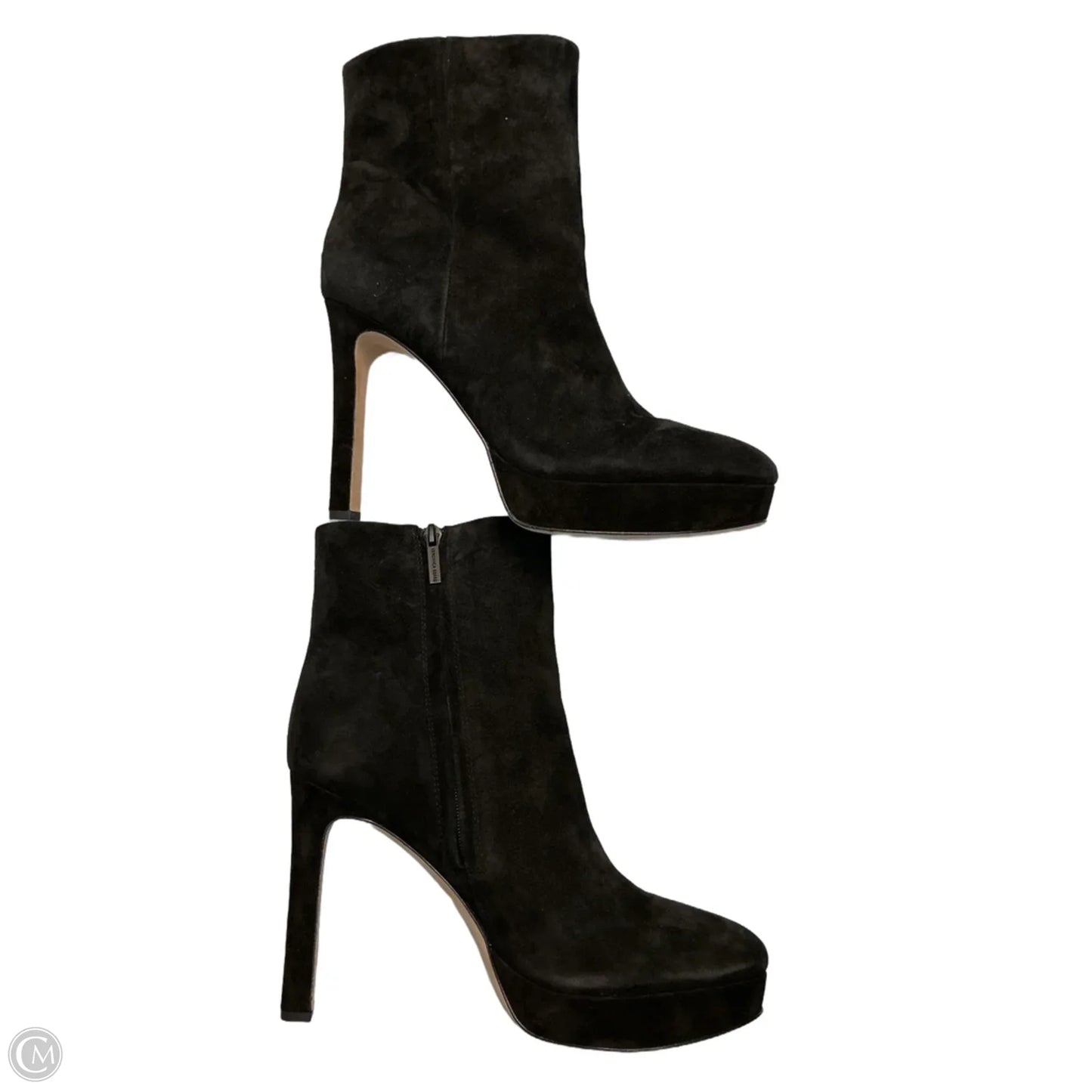 Boots Ankle Heels By Veronica Beard In Black, Size: 11