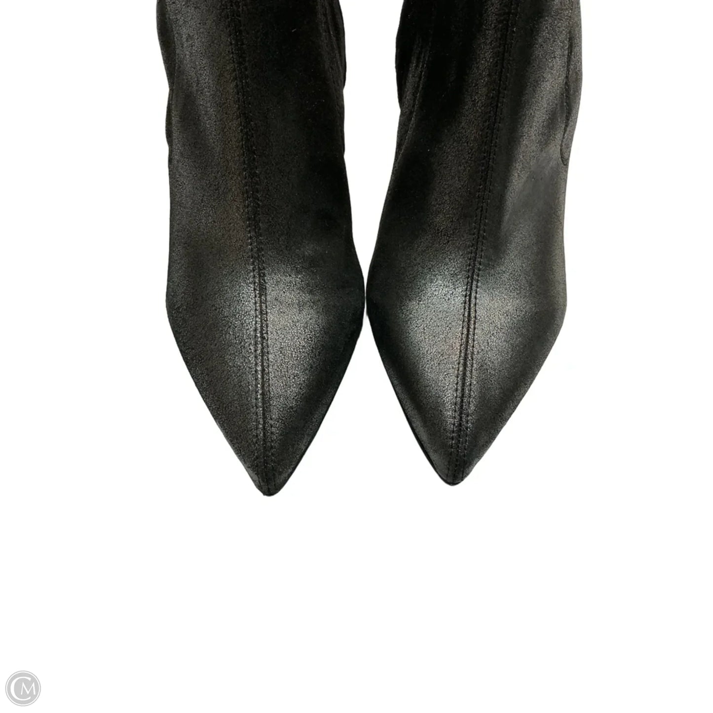 Boots Designer By Neiman Marcus In Grey, Size: 6.5